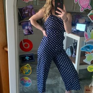 polka dot jumpsuit